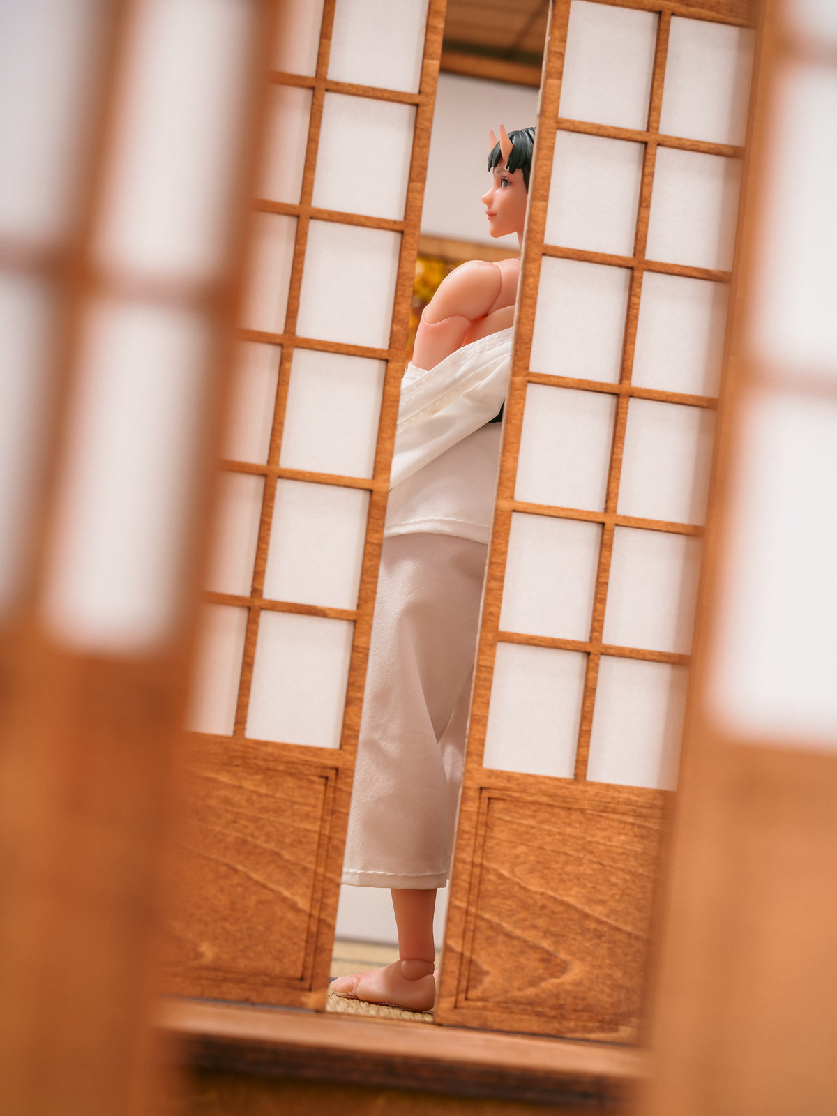 Custom 1/12 Clothing for Judo Uniform on Cowl Product Oni Girl