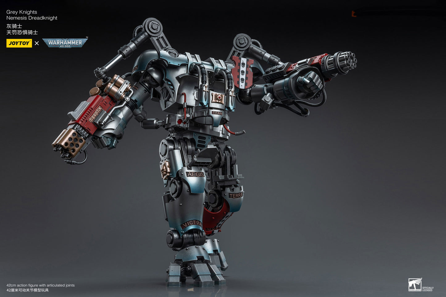 (Pre-Order) Warhammer 40K Grey Knights Nemesis Dreadknight (Including driver figures)