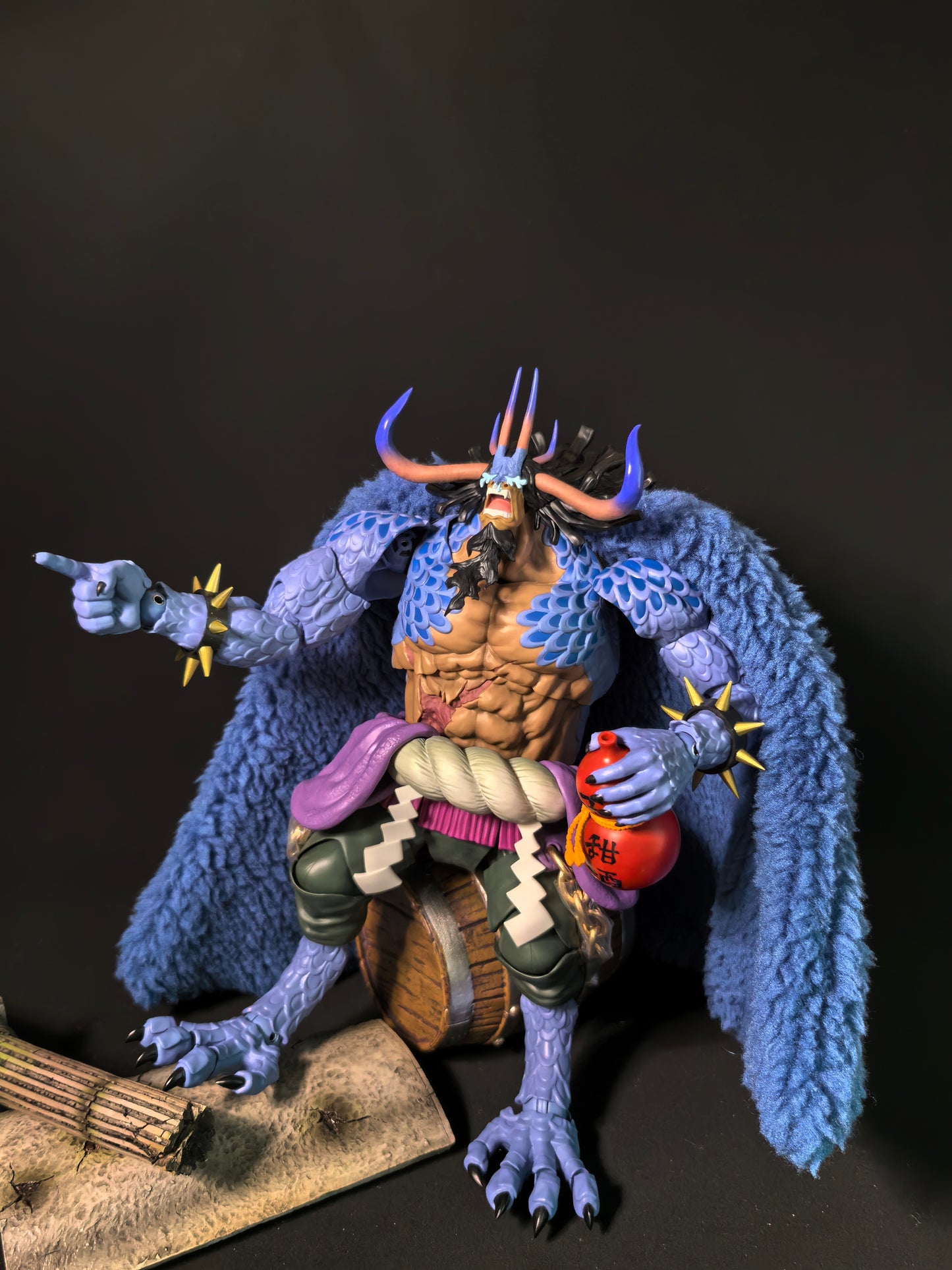 Custom 1/12 Clothing Accessories for SHF Kaido soft cloak