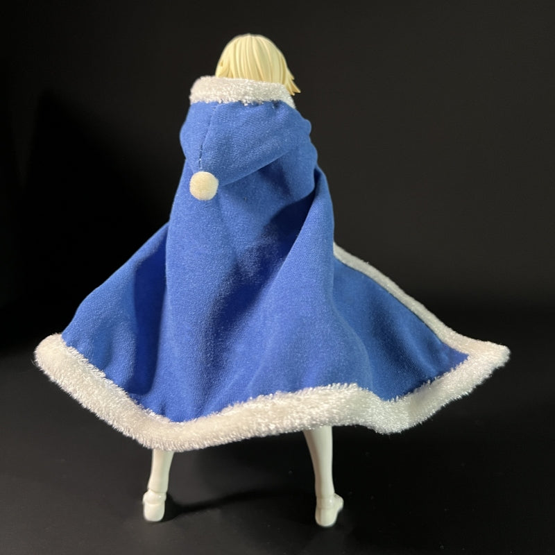 Custom 1/12 Clothing Accessories for Xmas Cloak Two Colours for 1/12 figures