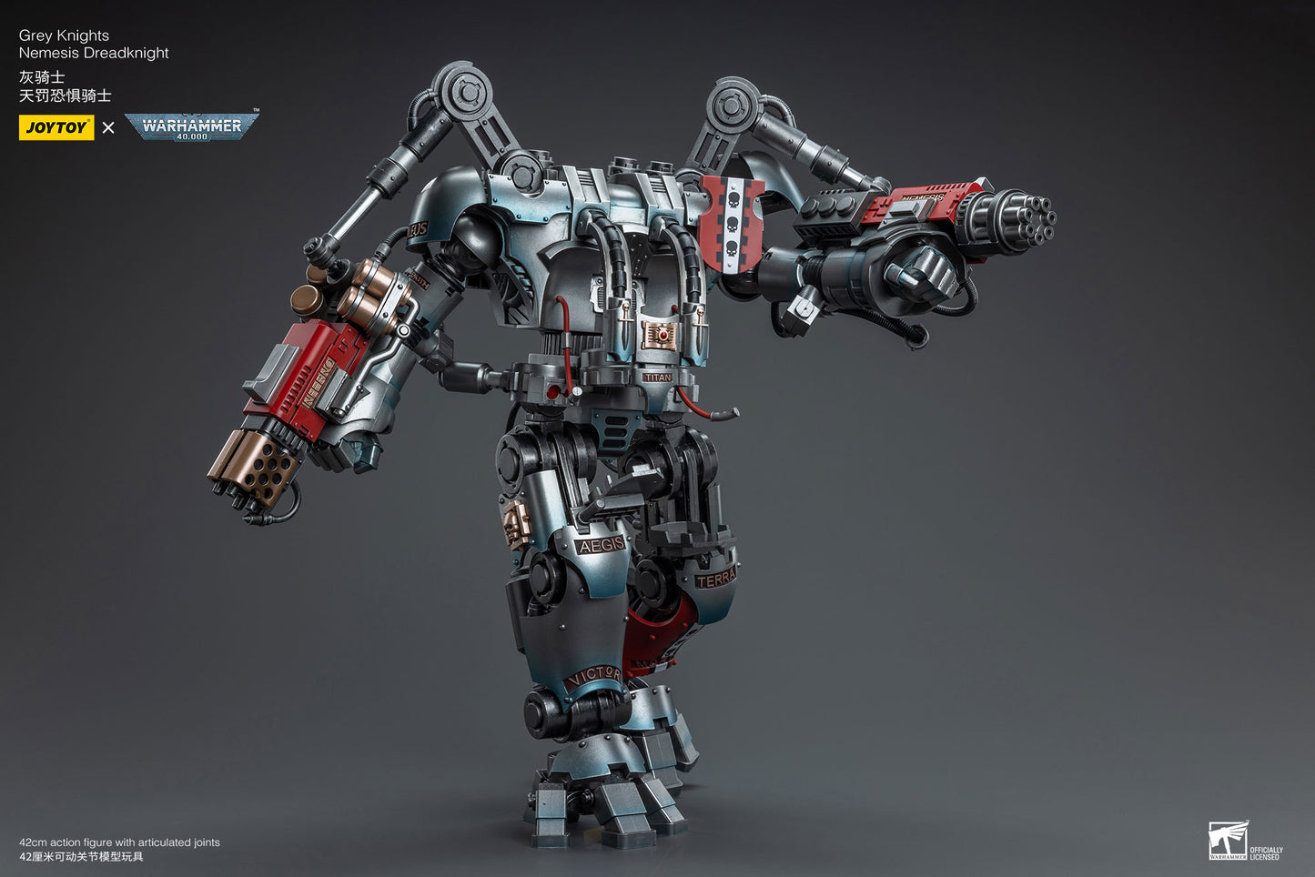 (Pre-Order) Warhammer 40K Grey Knights Nemesis Dreadknight (Including driver figures)