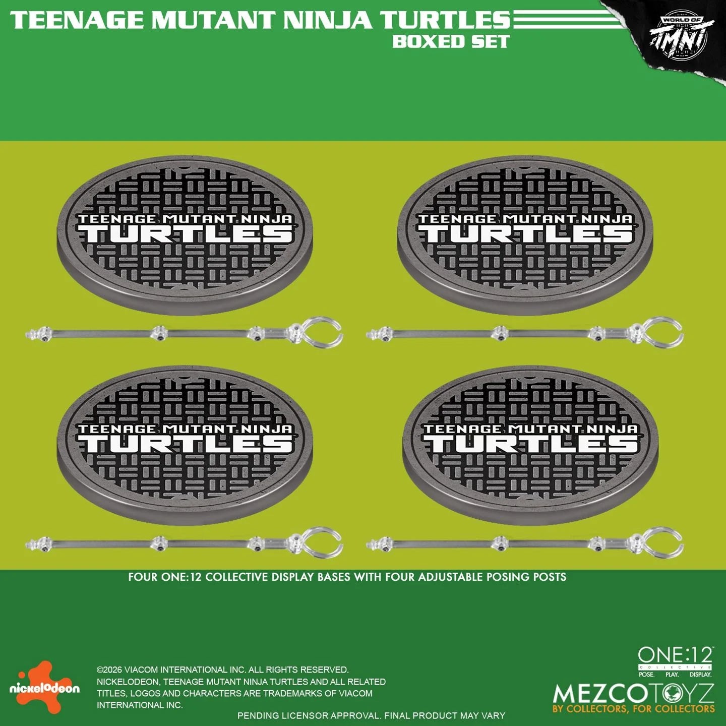 (Pre-Order) Mezco One:12 Collective Teenage Mutant Ninja Turtles (Comics) Deluxe Boxed Set