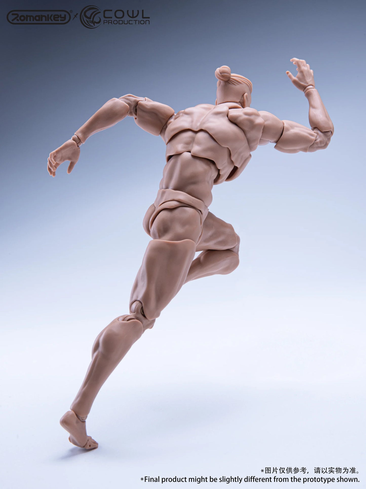 Romankey x COWL 1/12 Super Movable Male Body White, Yellow and Tan (Reissue)