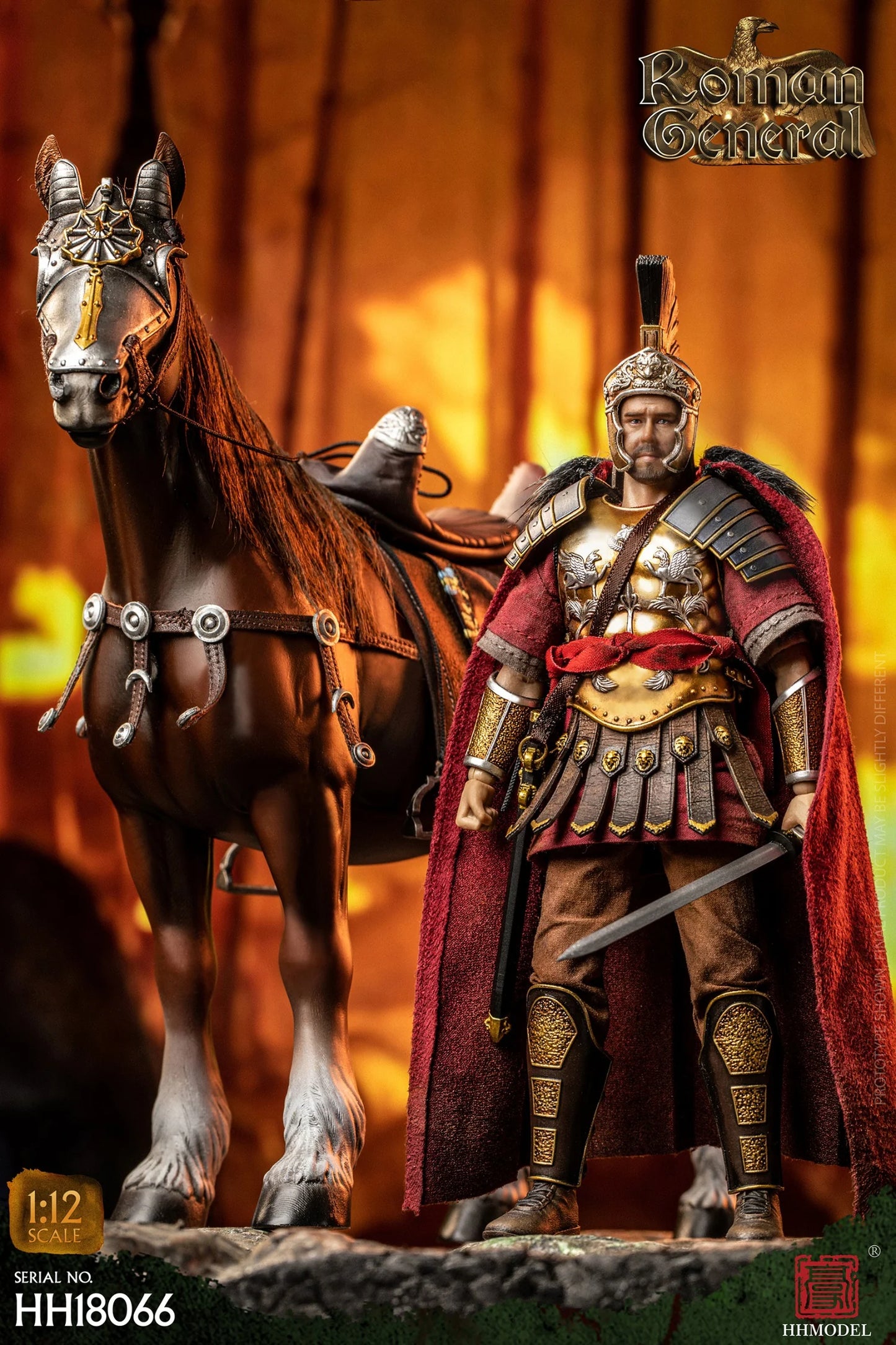 (Pre-Order) HHMODEL 1/12 Imperial Legion - Roman General HH18066
