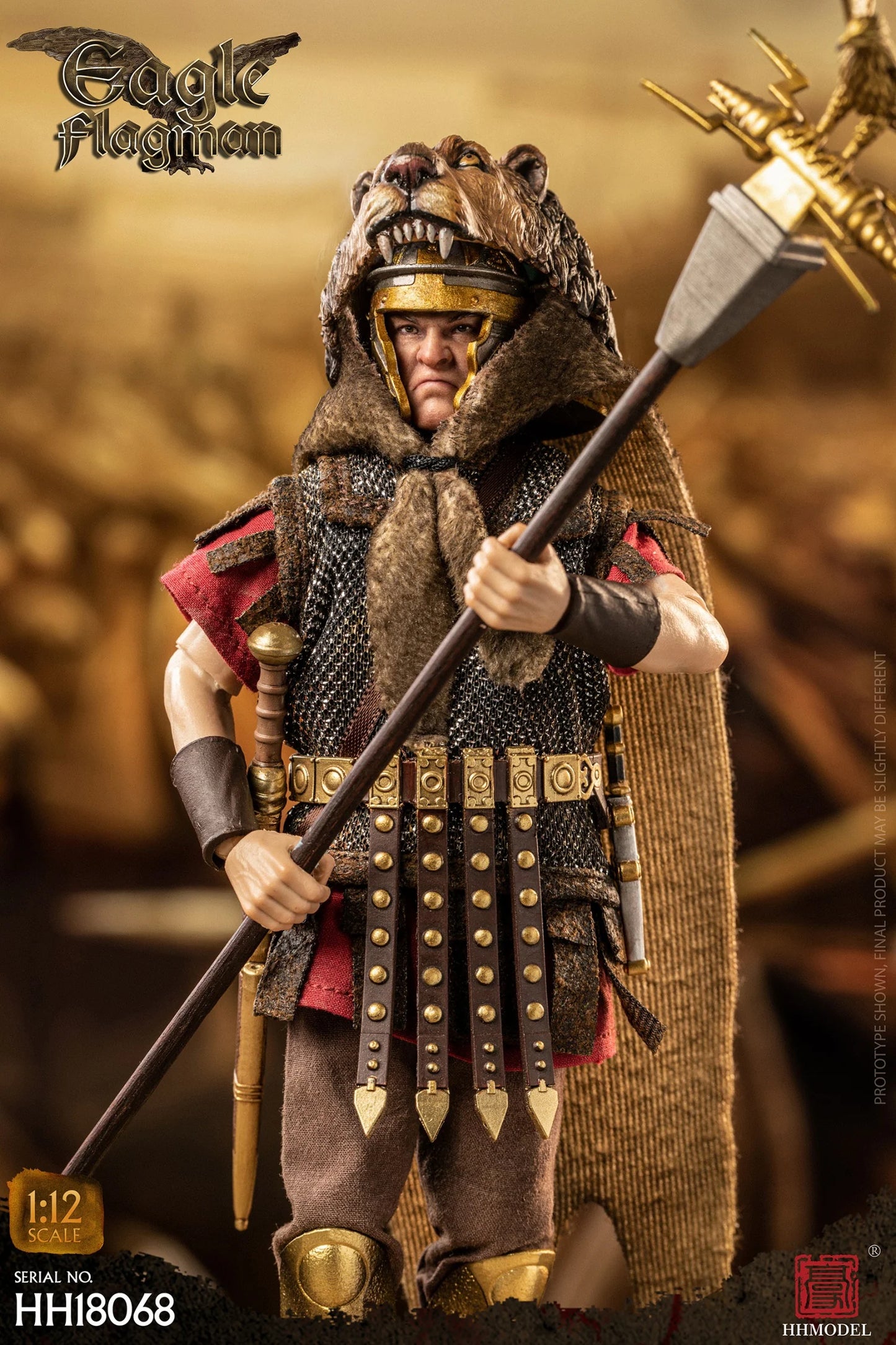 (Pre-Order) HHMODEL 1/12 Imperial Legion - Rome Eagle Flagman HH18068