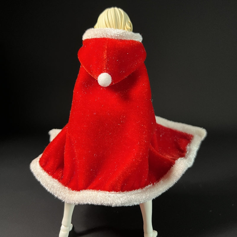 Custom 1/12 Clothing Accessories for Xmas Cloak Two Colours for 1/12 figures
