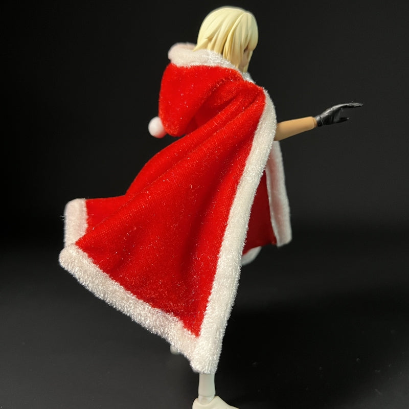 Custom 1/12 Clothing Accessories for Xmas Cloak Two Colours for 1/12 figures