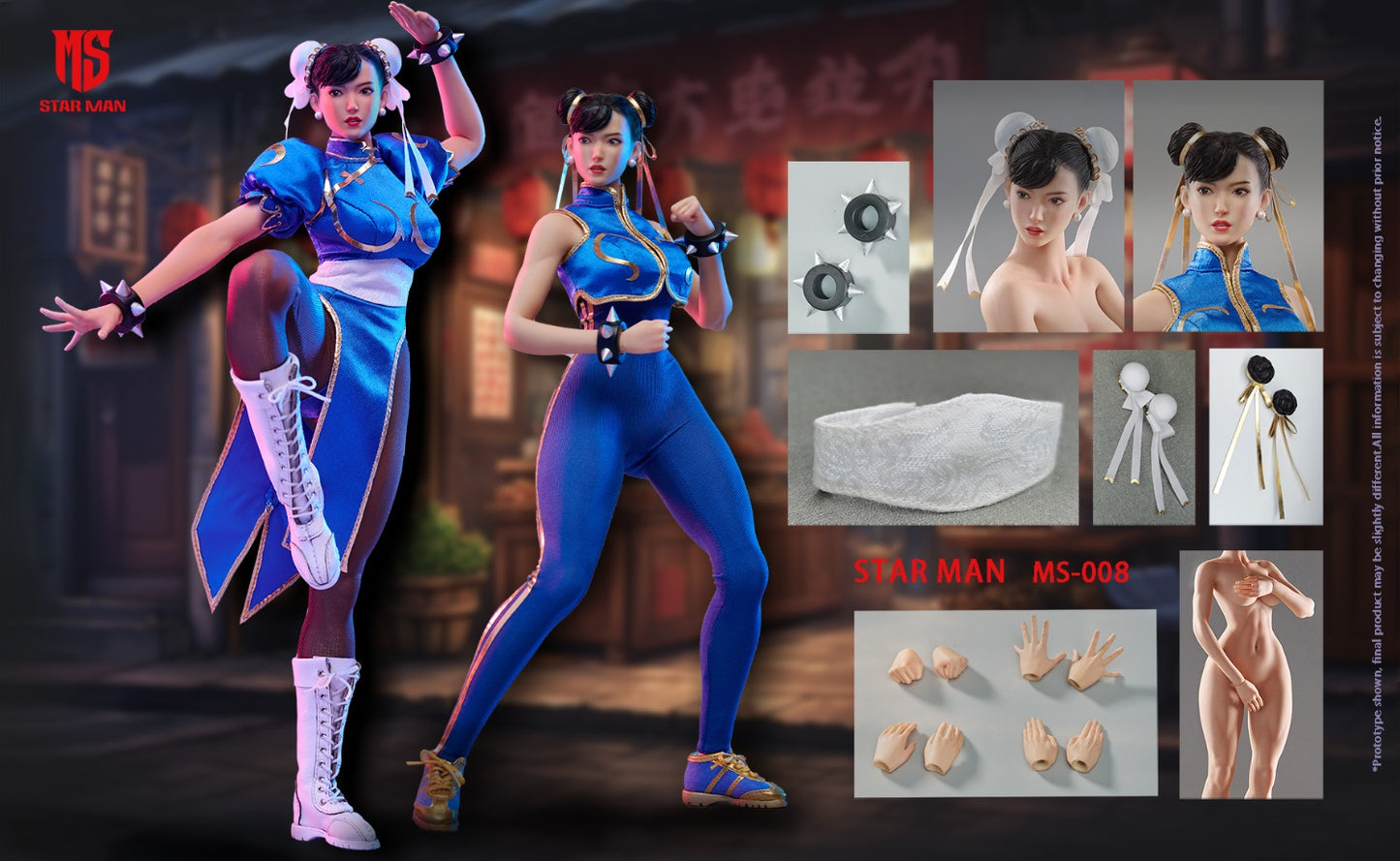 (Pre-Order) STAR MAN MS-008 1/6 Female fighter Chun Li