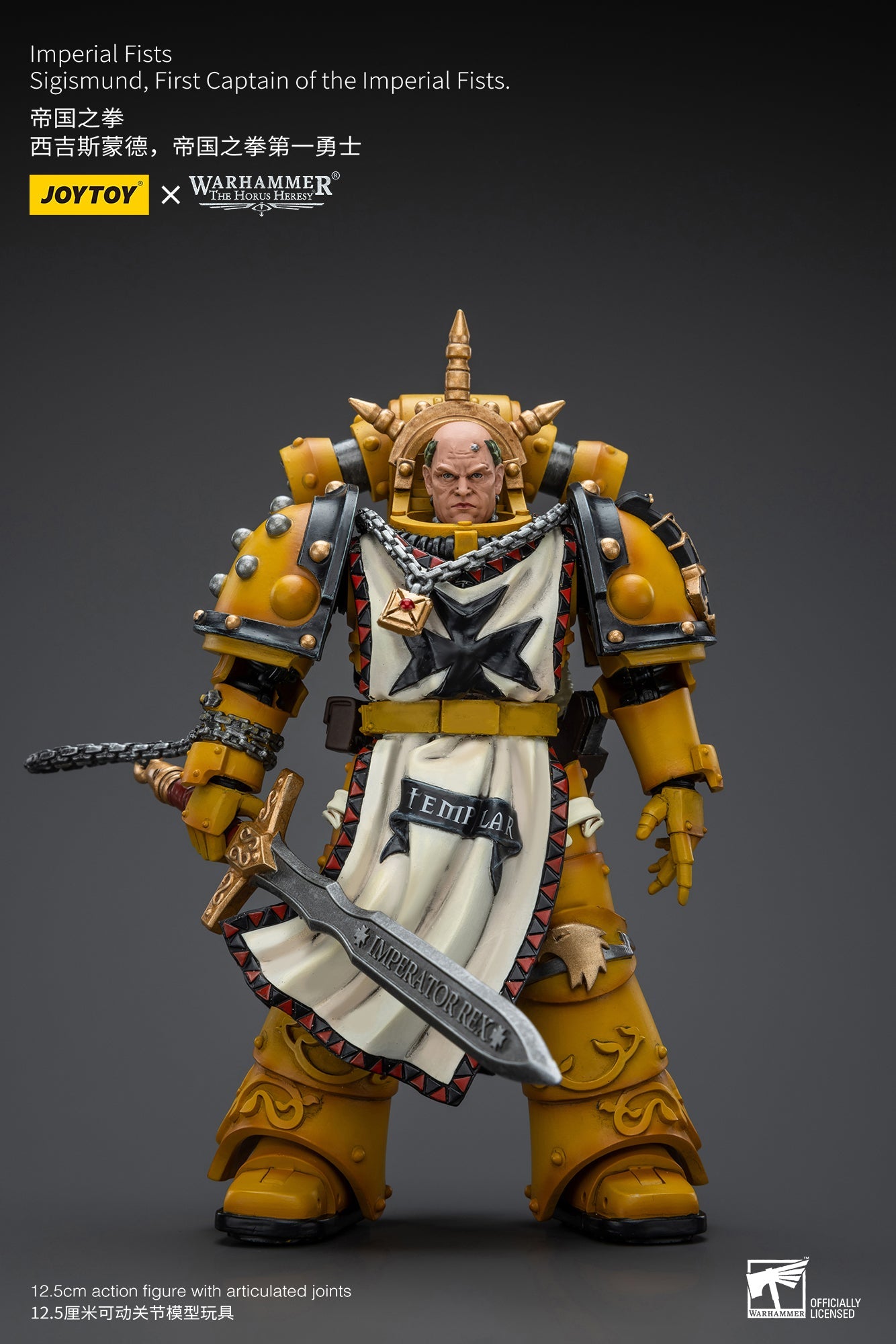 Warhammer The Horus Heresy Imperial Fists Sigismund, First Captain of the Imperial Fists (In Stock)