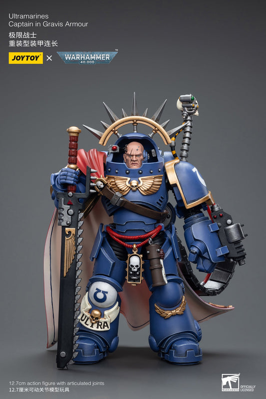 Warhammer 40K Ultramarines Captain in Gravis Armour (Reissue)