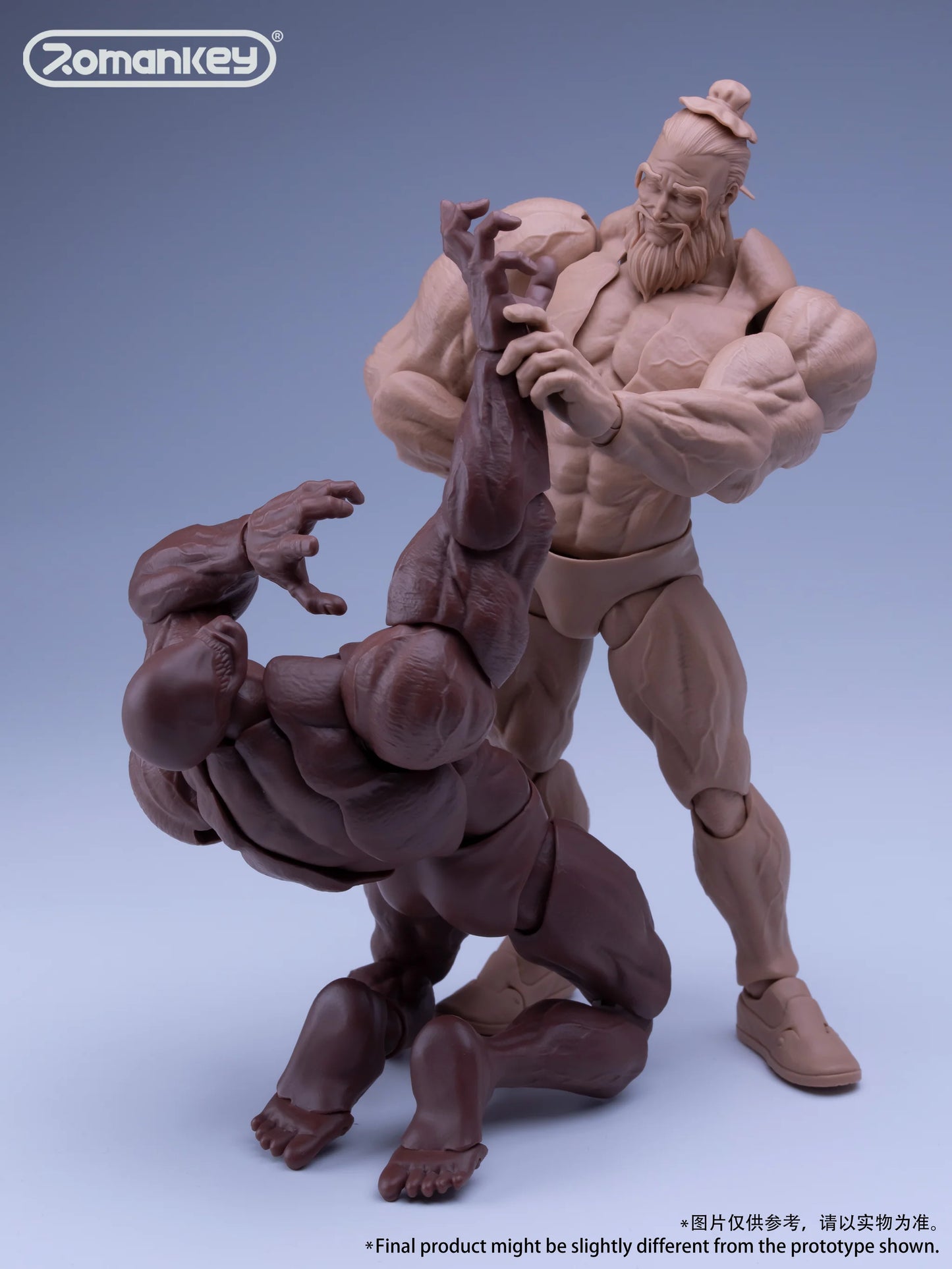 (Pre-Order) Romankey 1/12 Highly Articulated Male Body UMS003 BIG GUY Ver A B and C