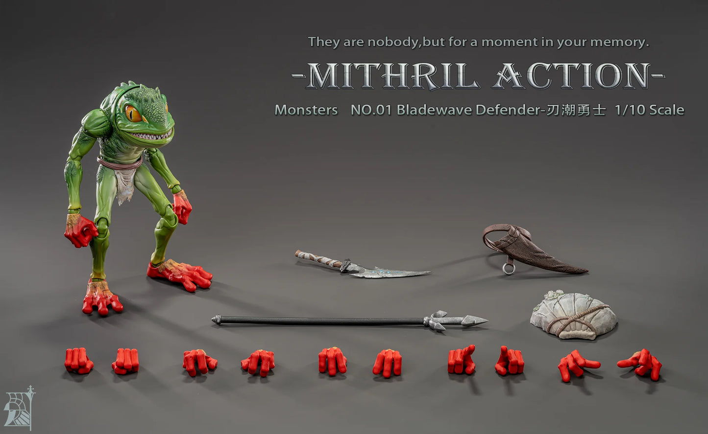Mithril Action 1/10 Monsters 01 Defender 02 Archer 03 Chief action figure (In Stock)
