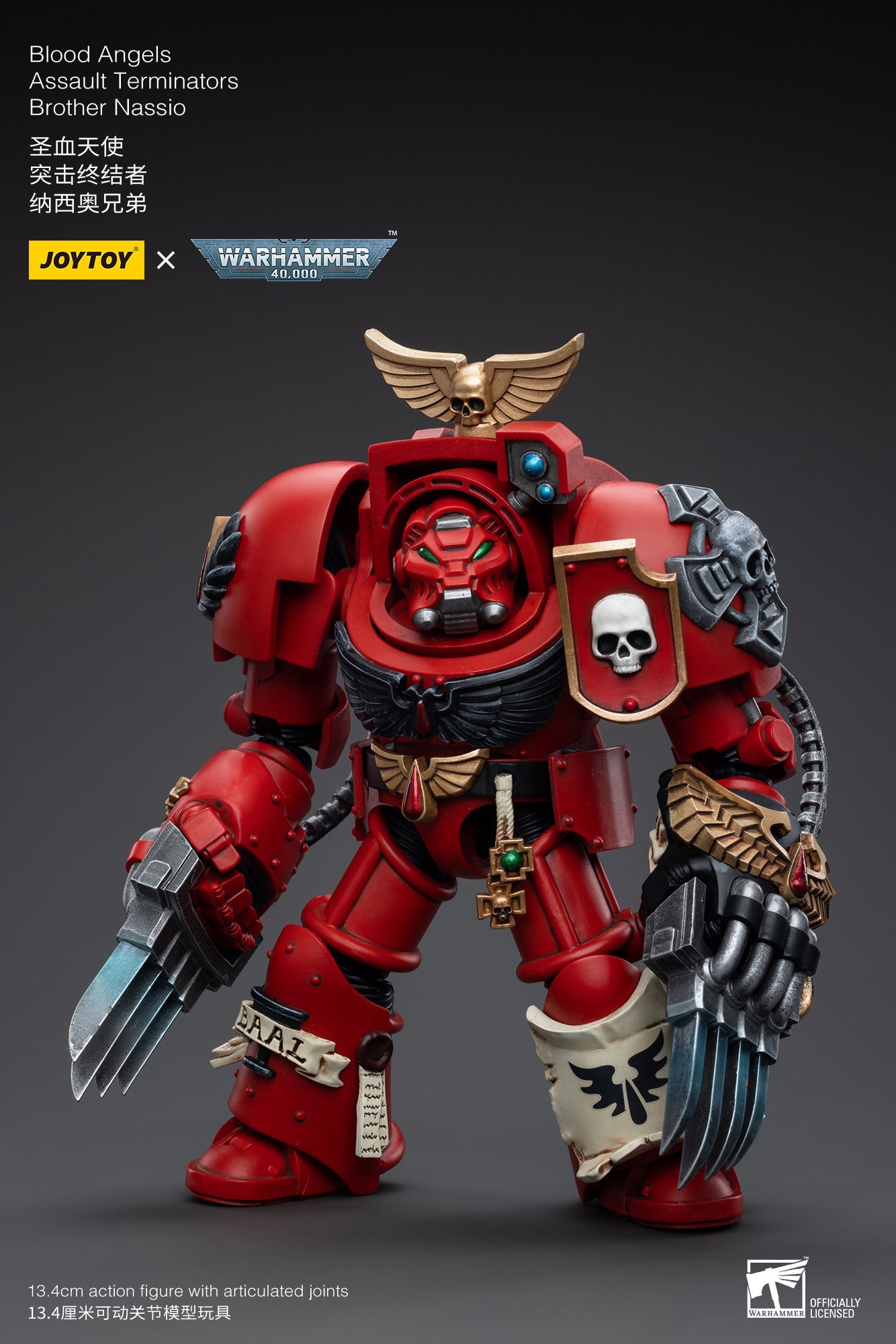 Warhammer 40K Blood Angels Assault Terminators Brother Nassio (In Stock)