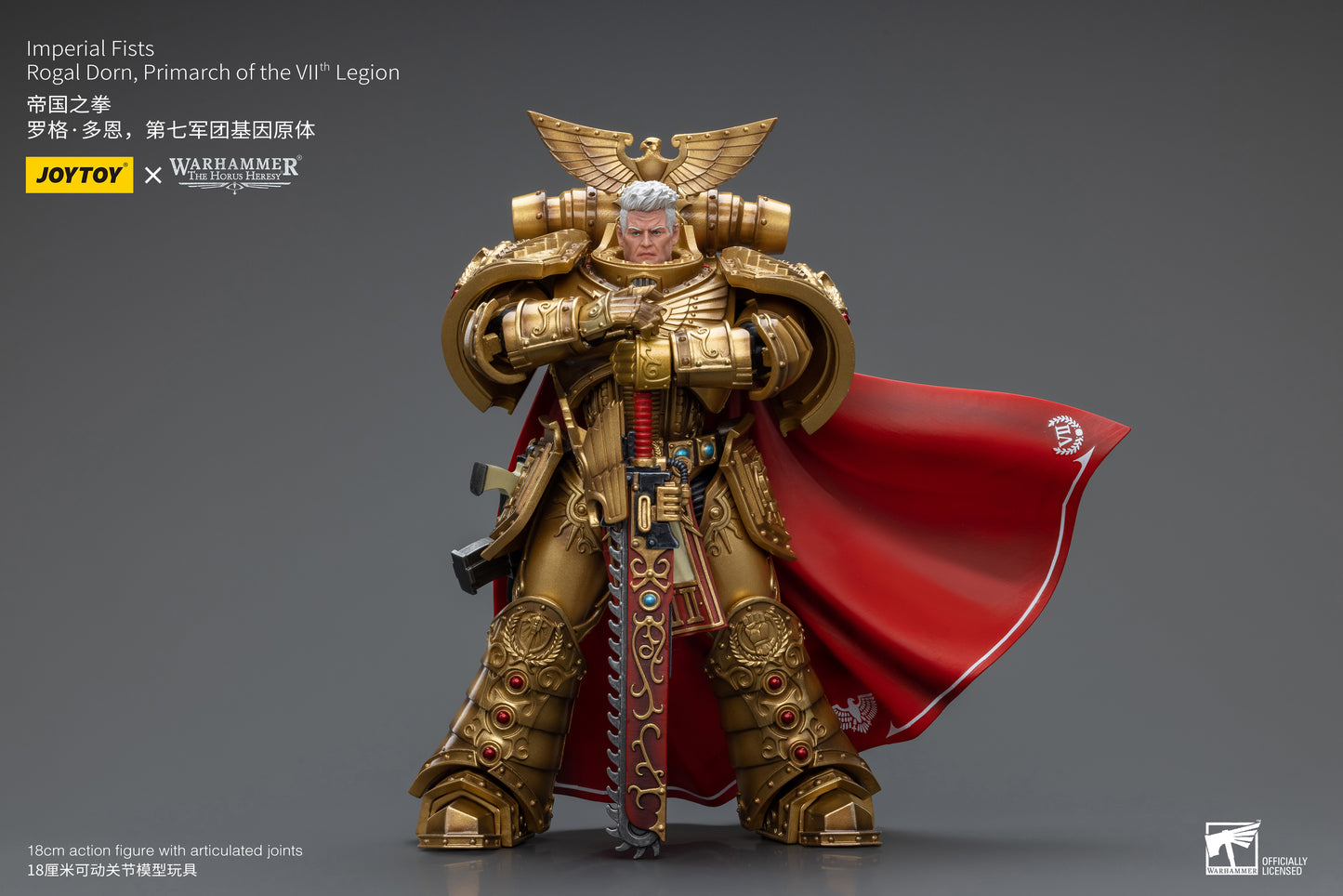 (Pre-Order) Warhammer 40K Imperial Fists Rogal Dorn, Primarch of the Vllth Legion - Reissue