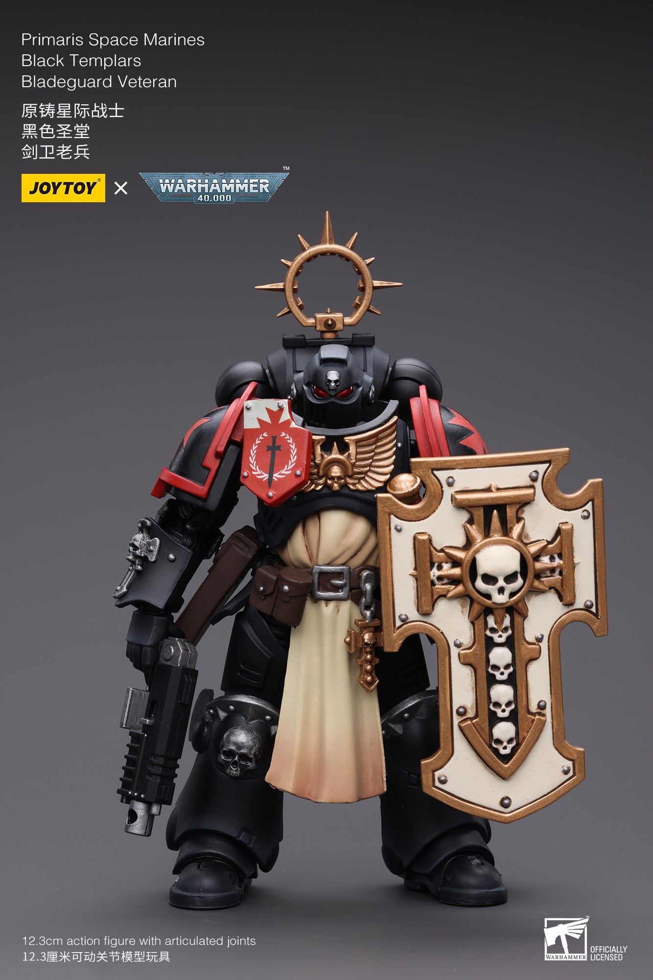 Warhammer 40K Primaris Space Marines Black Templars Bladeguard Veteran (In Stock)