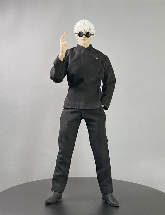 Custom 1/12 Clothing Accessories Gojo high school cloth for romankey body