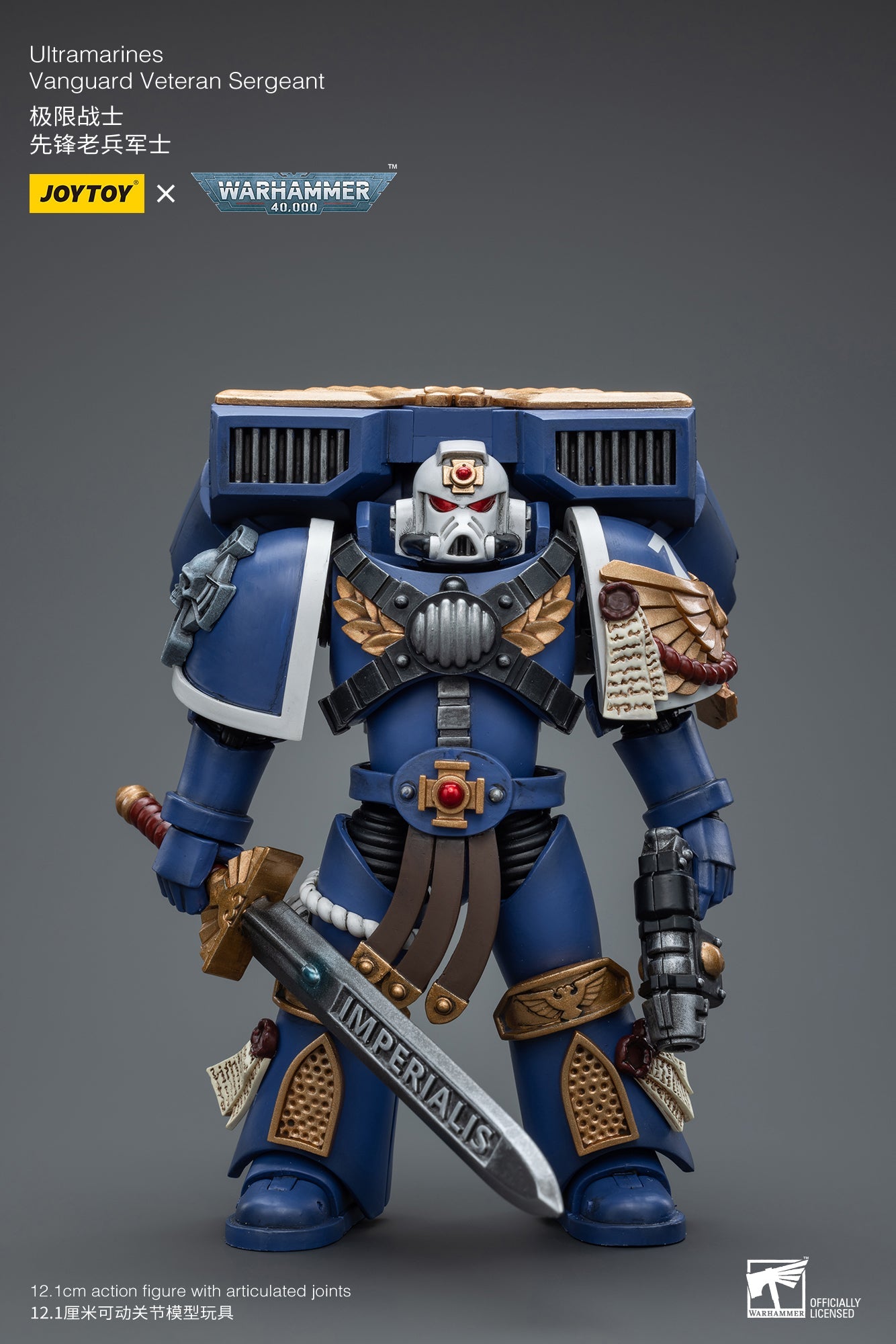Warhammer 40K Ultramarines Vanguard Veteran Sergeant (In Stock)