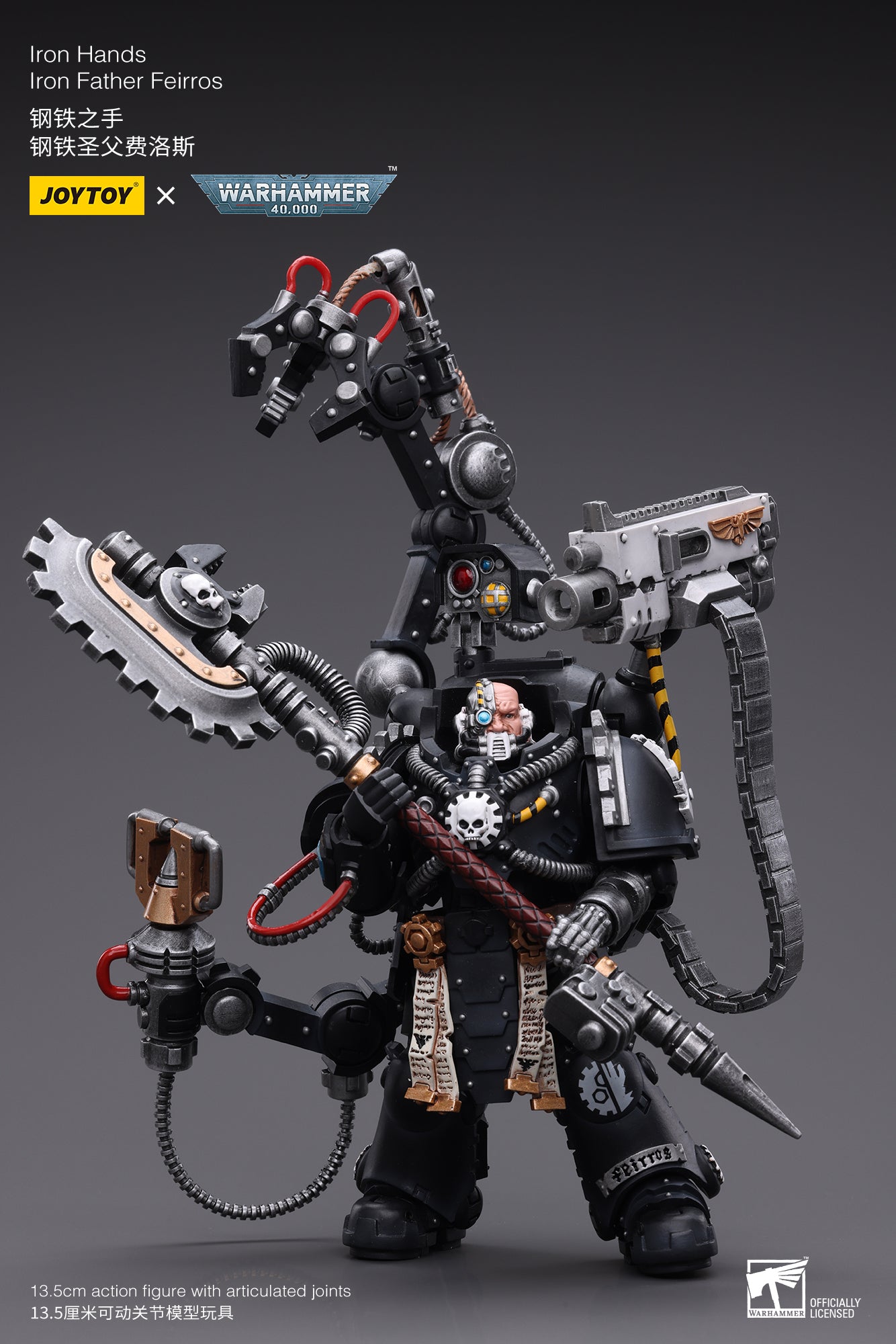 Warhammer 40K Iron Hands lron Father Feirros (In Stock)
