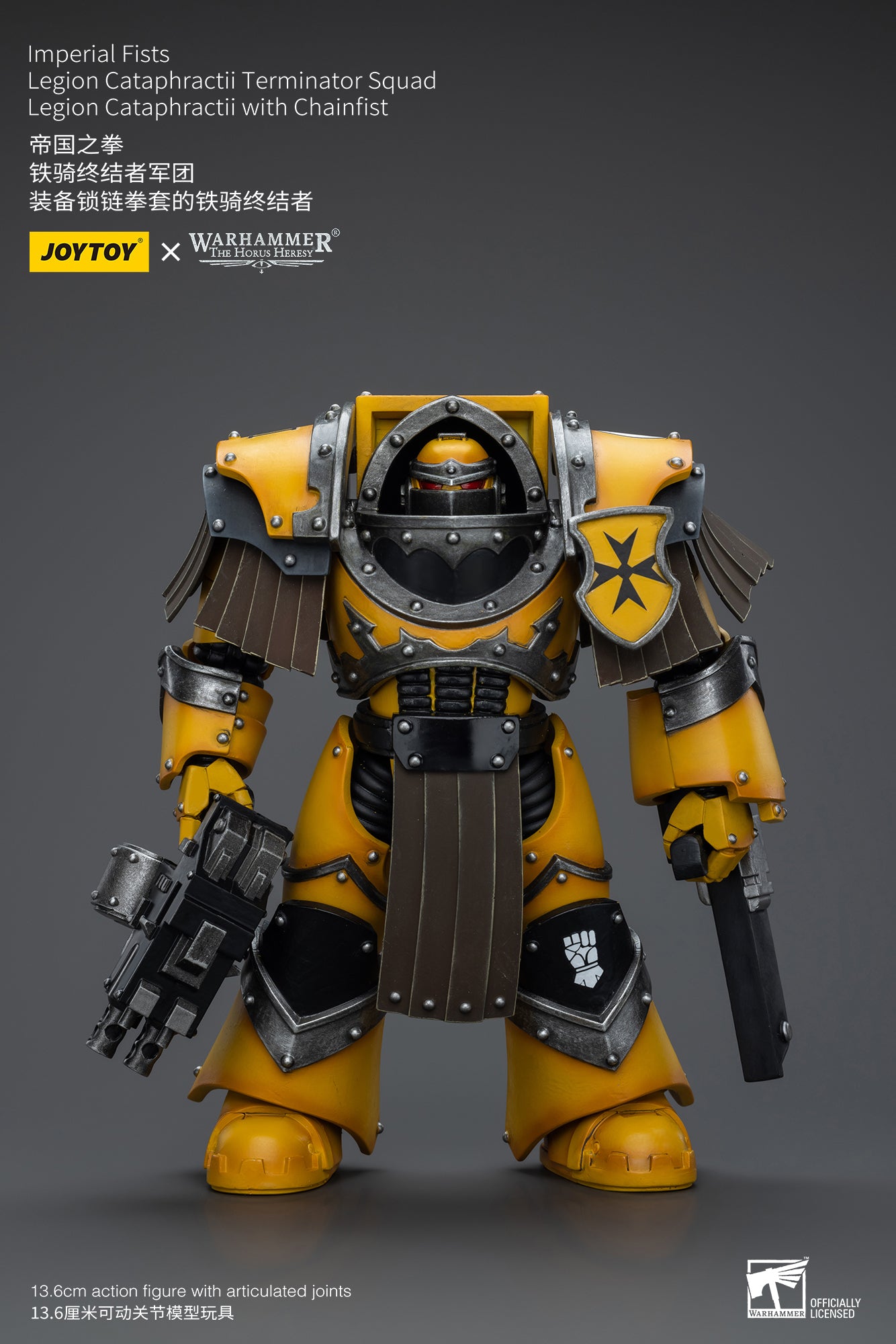 Warhammer The Horus Heresy Imperial Fists Legion Cataphractii Terminator Squad Legion Cataphractii with Chainfist (In Stock)