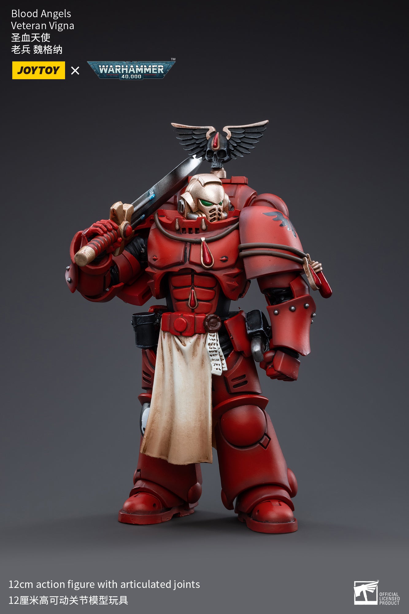 Warhammer 40k Blood Angels Veteran Vigna (In Stock)