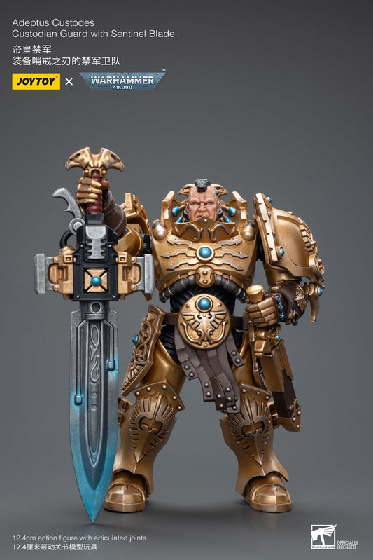 Warhammer 40K Adeptus Custodes Custodian Guard with Sentinel Blade (In Stock)