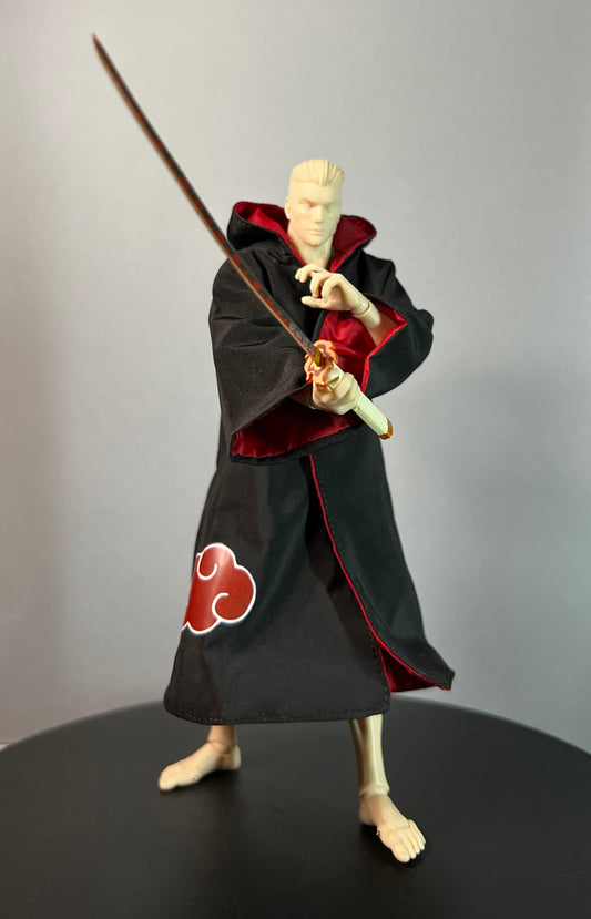 Custom 1/12 Clothing Accessories Sasuke coat for Romankey Body