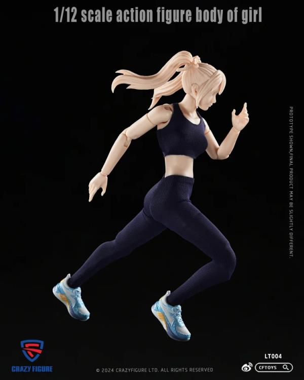 CRAZY FIGURE Multi Joint Movable 1/12 Scale Female Body LT004 (In Stock)