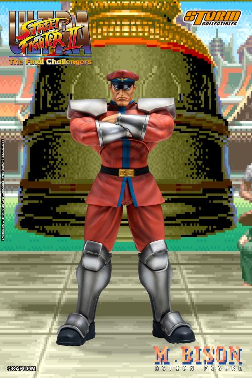 (Pre-Order) Storm Collectibles Ultra Street Fighter II: The Final Challengers M. Bison 1/12 Scale Action Figure