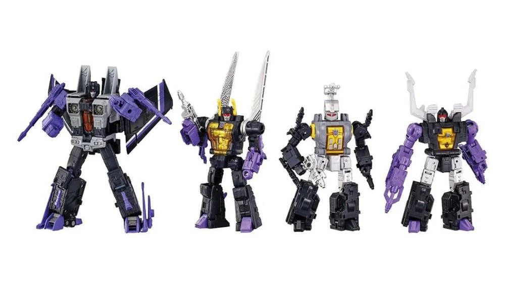 (Pre-Order) TAKARA TOMY Transformers Dramatic Capture Series Decepticons Part 2 Four-Pack