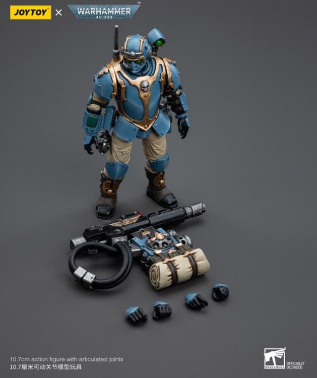 Warhammer 40k Astra Militarum Tempestus Scions Squad 55th Kappic Eagles Tempestus Scion 1 1/18 Scale Figure (In Stock)