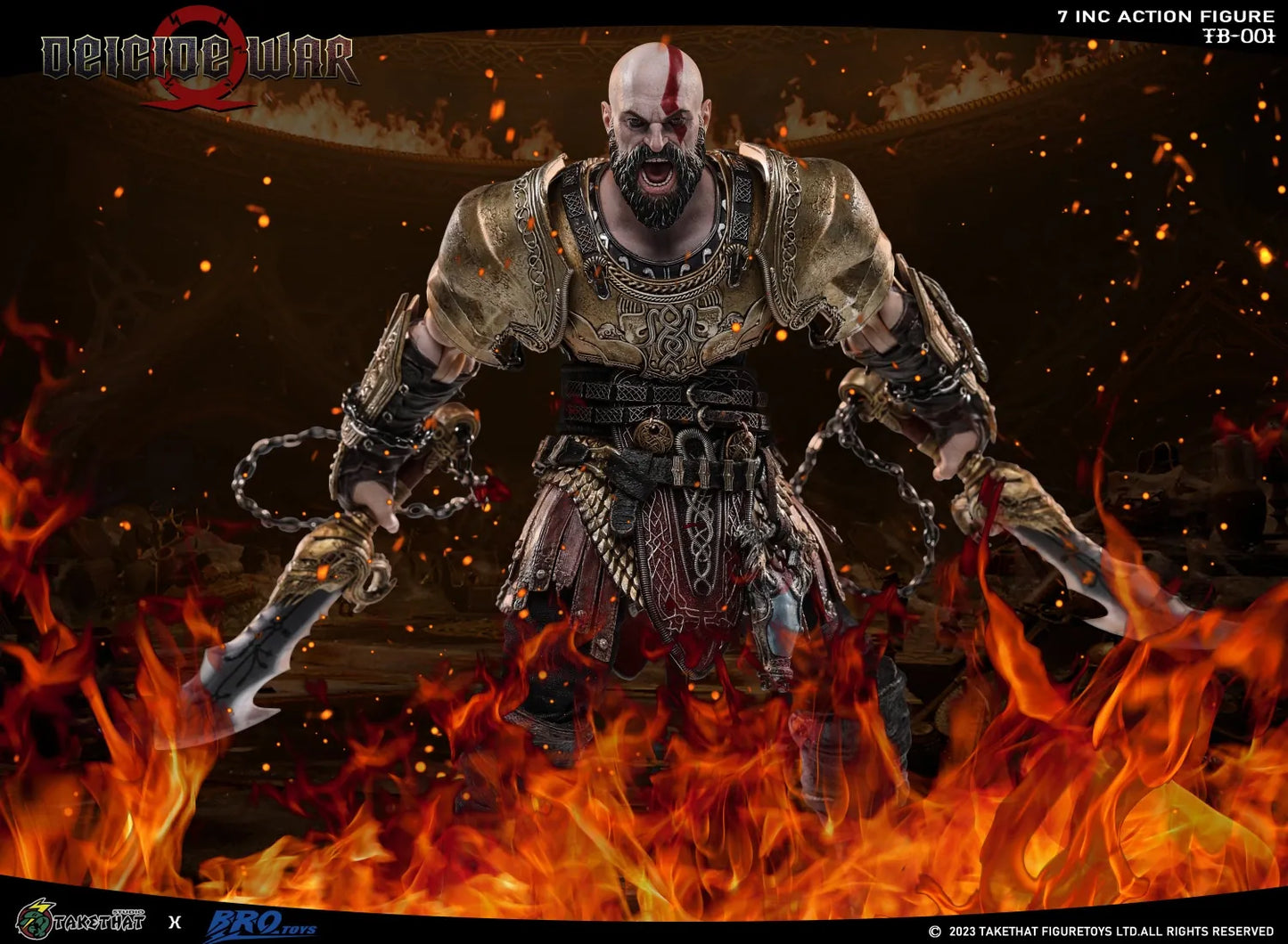 (Pre-Order) TAKETHAT X Brotoys 1/12 DEICIDE WAR 7inch Action Figure Deluxe Edition - Reissue