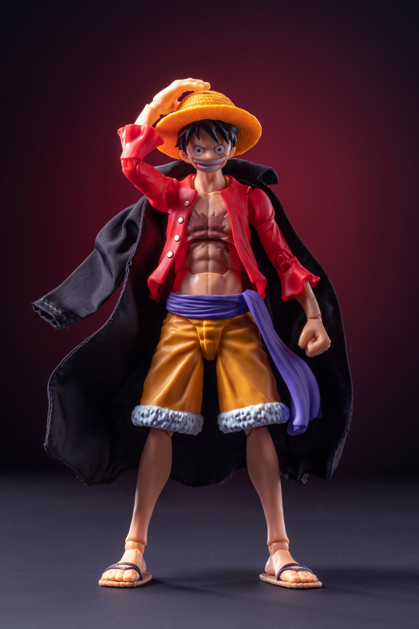 Custom 1/12 Clothing Accessories for S.H.Figuarts SHF Luffy Coat 1/12