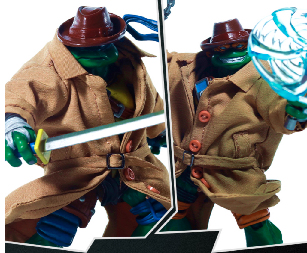 Custom 1/12 Clothing Accessories Coat and Hat for Joy Toy TMNT turtles