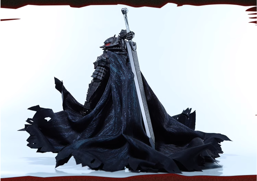 Custom 1/12 Clothing Accessories Cloak for SHF Berserk Plamatea Armor Guts