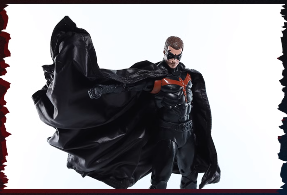 Custom 1/12 Clothing Accessories Cloak for McFarlane Robin and Batgirl
