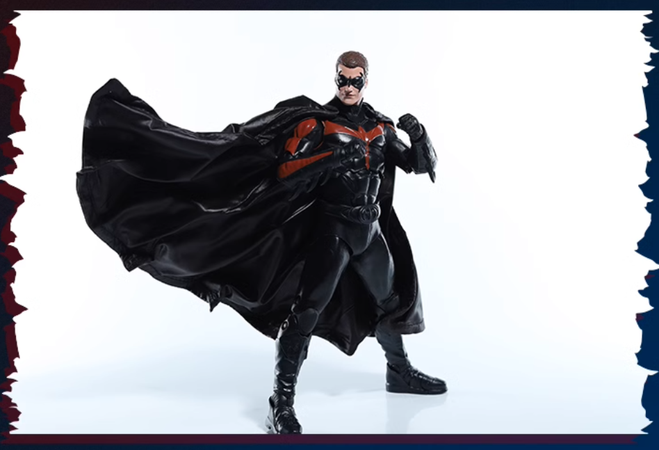 Custom 1/12 Clothing Accessories Cloak for McFarlane Robin and Batgirl