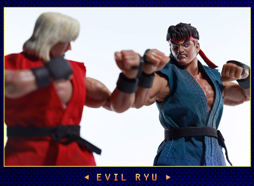 Custom 1/12 Clothing Accessories For Jada Evil Ryu