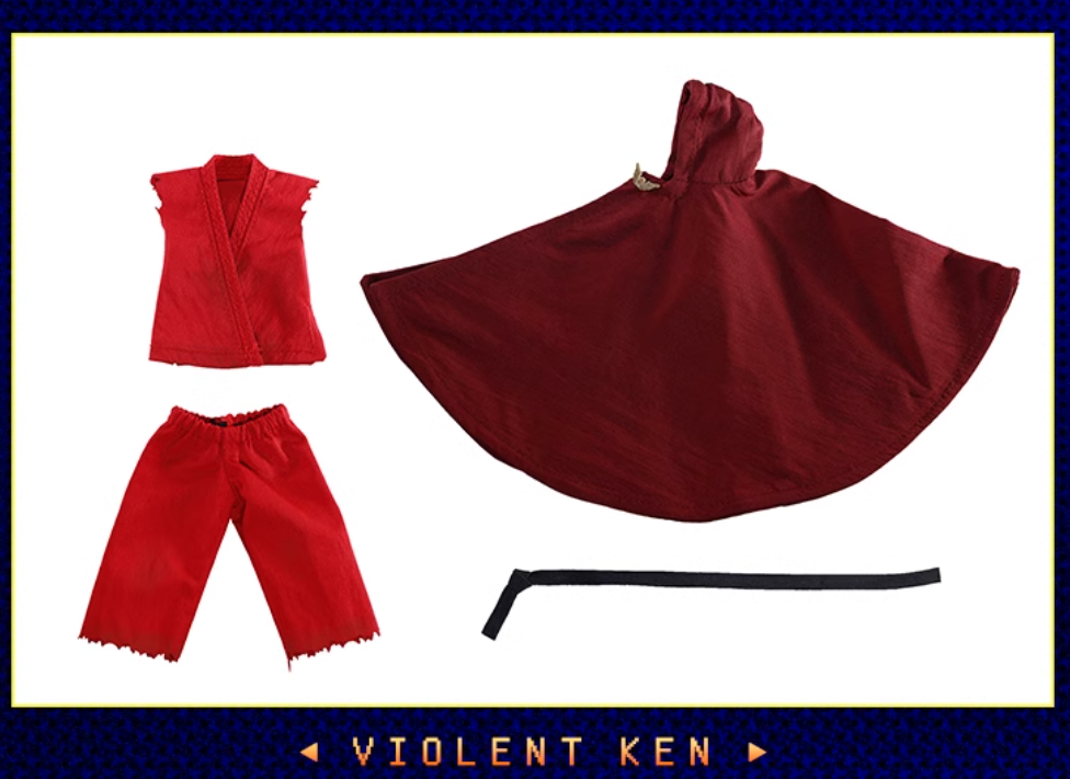 Custom 1/12 Clothing Accessories For Jada Violent Ken