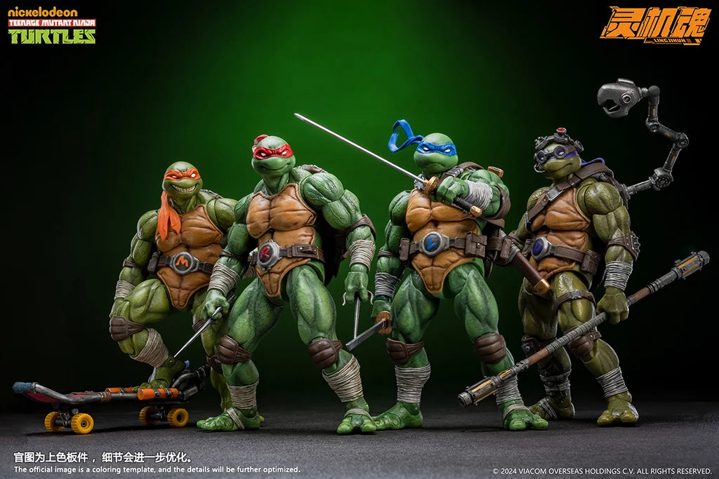 (Pre-Order) LINGJIHUN 1/12 TMNT Raphael Action Figure