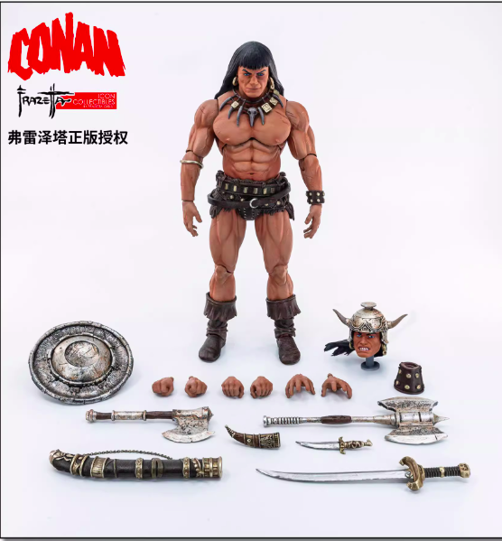 Frazetta Girls Conan the Barbarian ICON Collectibles 1/12 Scale Action Figure