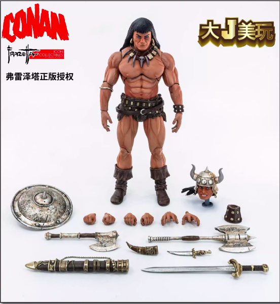 (Pre-Order) Frazetta Girls Conan the Barbarian ICON Collectibles 1/12 Scale Action Figure (Exclusive Version)