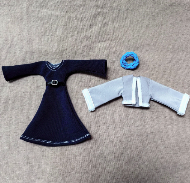 Custom 1/12 Clothing Accessories Coat Set for SHF Fern