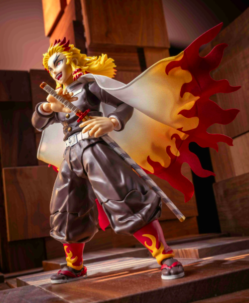 Custom 1/12 Clothing Accessories Cape for Buzzmod/Figma Kyojuro Rengoku