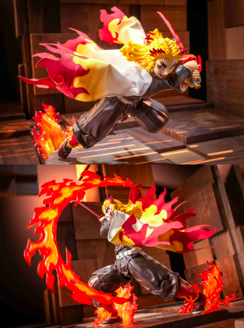 Custom 1/12 Clothing Accessories Cape for Buzzmod/Figma Kyojuro Rengoku