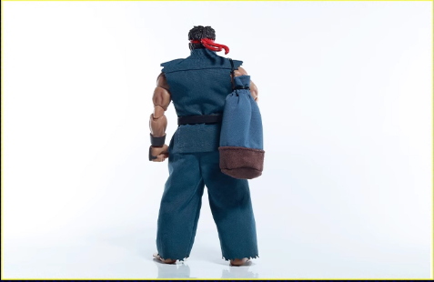 Custom 1/12 Clothing Accessories Bags for Jada SHF Storm Street Fighters