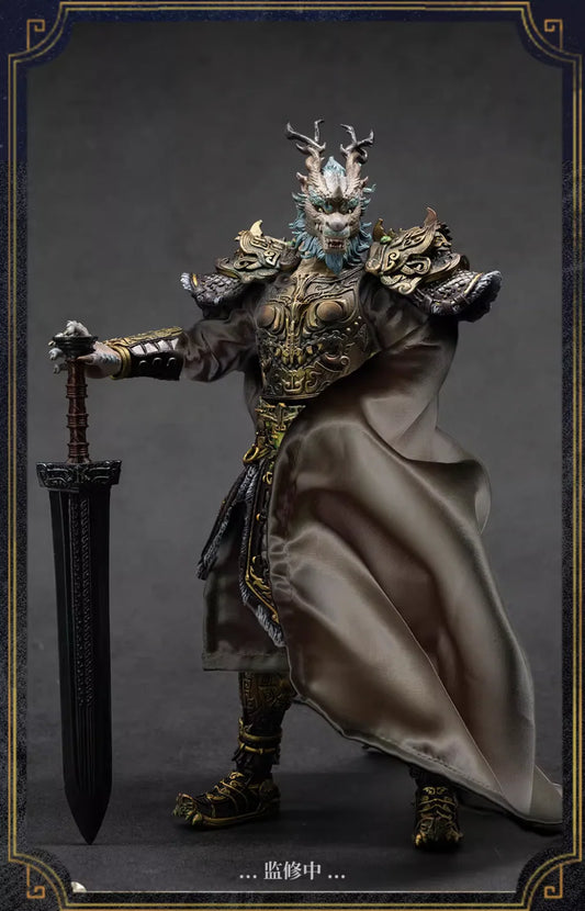 (Pre-Order) Fancy Realm 1/12 Gold Dragon Warrior action figure with preorder bonus