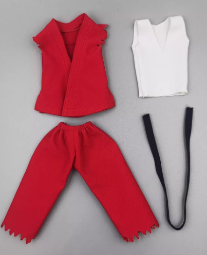 Custom 1/12 Clothing Accessories Clothes for Jada Storm Arena Ryu and Ken