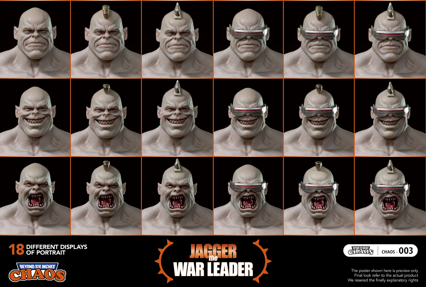(Pre-Order) Chaos Toys 1/12 Jagger War Leader action figure Chaos003