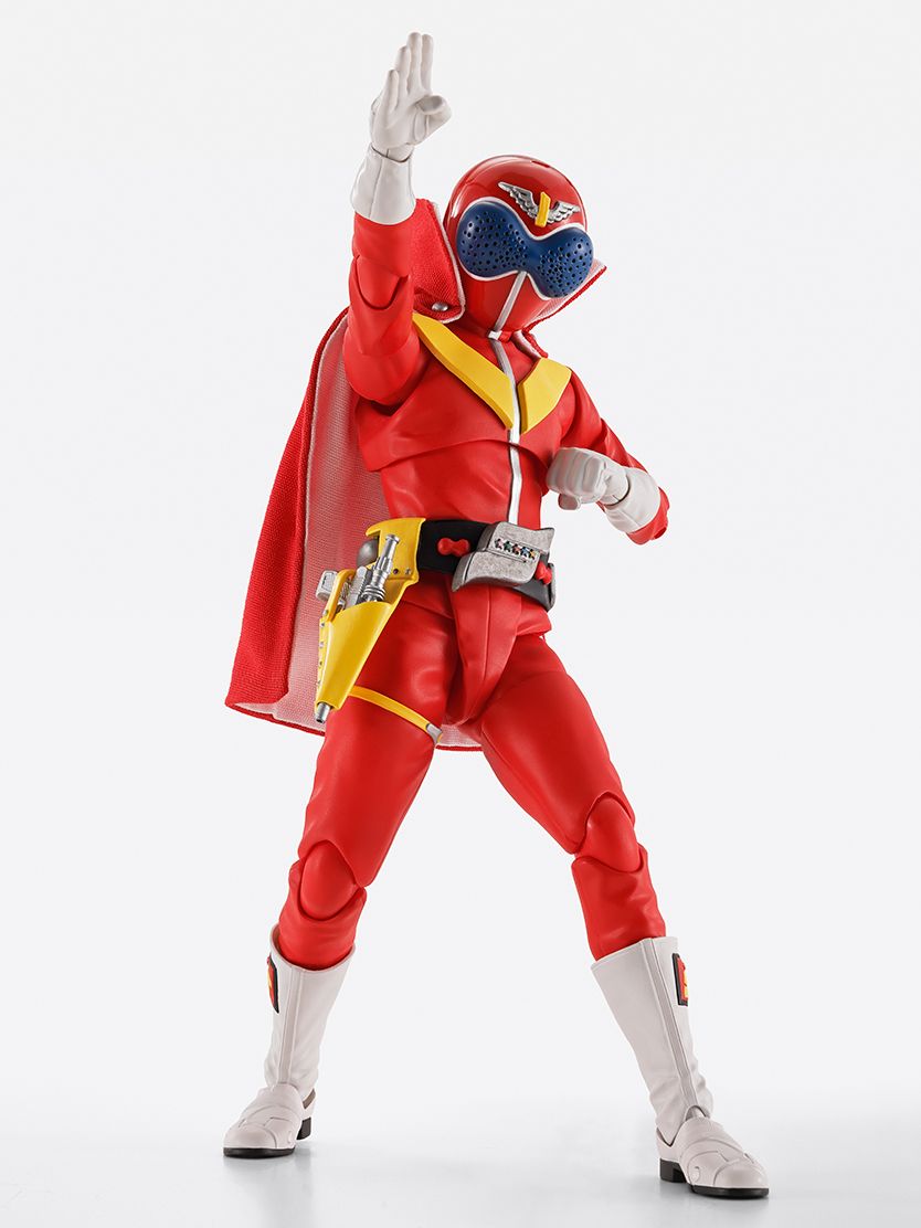 (Pre-Order) S.H.Figuarts (SHINKOCCHOU SEIHOU) AKARENGER Super Sentai 50th Anniversary Ver. (First Press Limited Base)