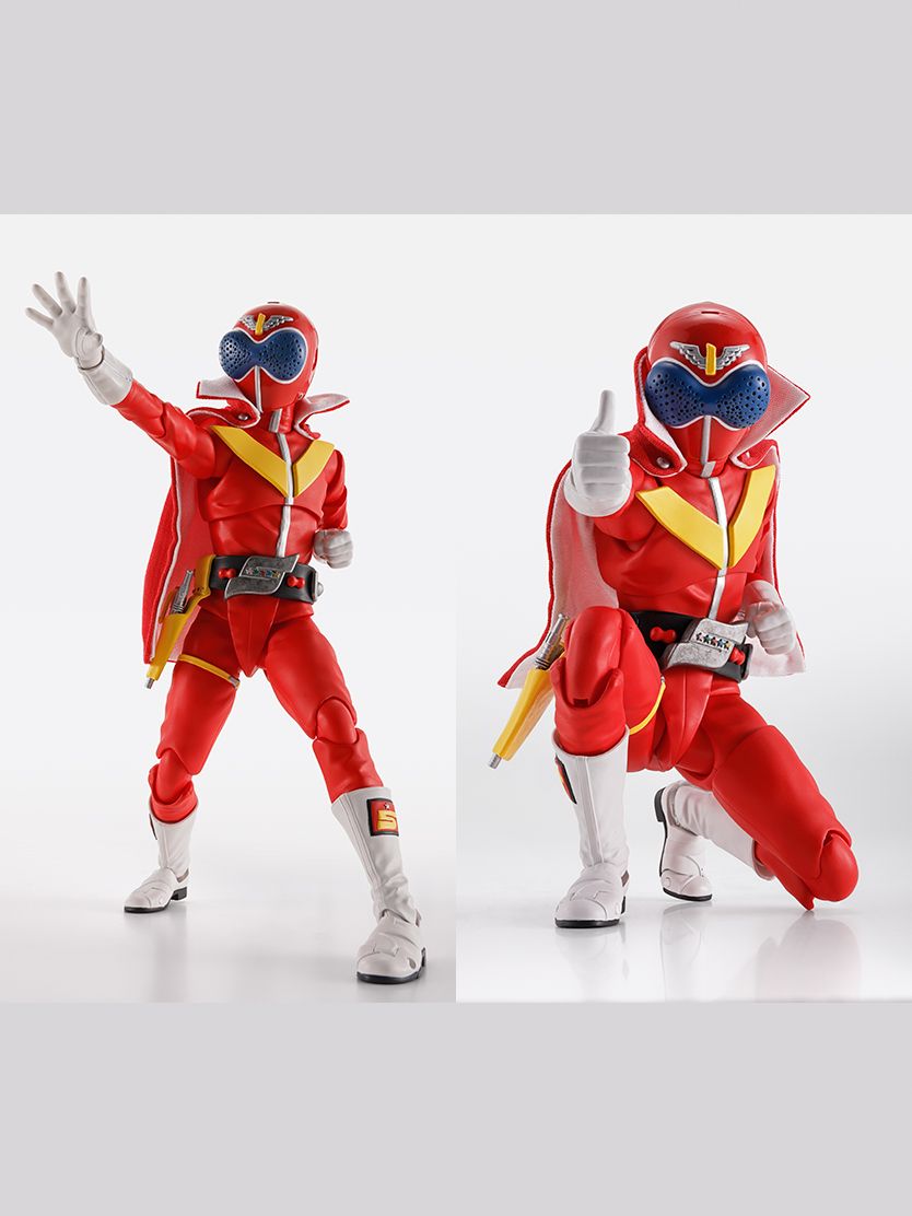 (Pre-Order) S.H.Figuarts (SHINKOCCHOU SEIHOU) AKARENGER Super Sentai 50th Anniversary Ver. (First Press Limited Base)